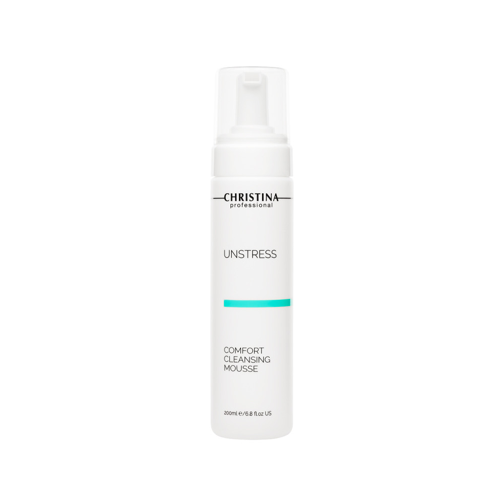 Очищающий мусс-комфорт Unstress Comfort Cleansing Mousse Christina, 200 мл на beauty-prof.com Очищающий мусс-комфорт Unstress Comfort Cleansing Mousse Christina, 200 мл