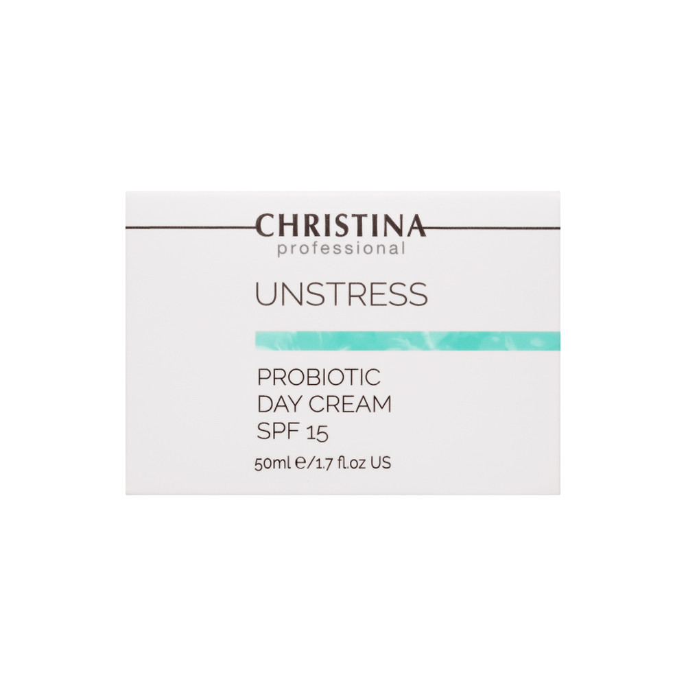 Денний крем із пробіотичною дією Unstress ProBiotic day Cream SPF15 Christina, 50 мл на beauty-prof.com Фото 2 Денний крем із пробіотичною дією Unstress ProBiotic day Cream SPF15 Christina, 50 мл Фото 2