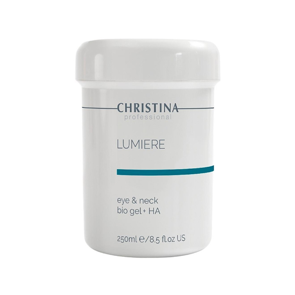 Гель-люмире для кожи вокруг глаз Eye & Neck Bio Gel+HA-Lumiere Christina, 250 мл