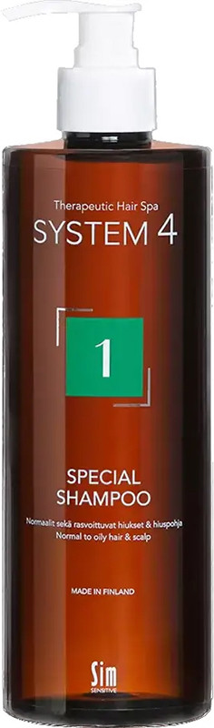 Шампунь для склонной к жирности кожи Sensitive Special Shampoo №1 System 4, 500 мл