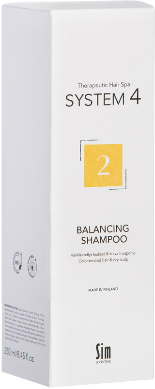 Шампунь для сухого, фарбованого і пошкодженого волосся Balancing Shampoo №2 System 4, 250 мл  Фото 2 