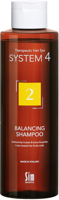 Шампунь для сухого, фарбованого і пошкодженого волосся Balancing Shampoo №2 System 4, 250 мл  Фото 3 