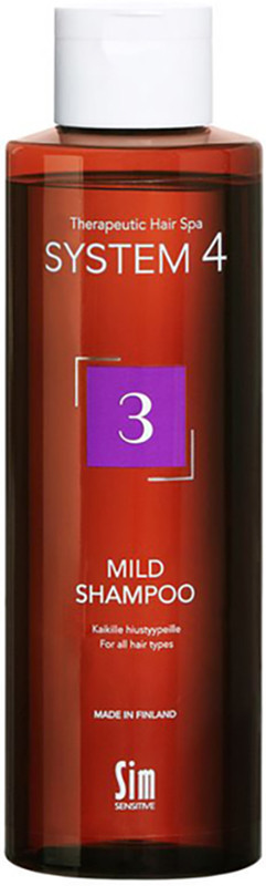 Шампунь для профілактичного застосування для всіх типів волосся Mild Shampoo №3 System 4, 250 мл Фото 2