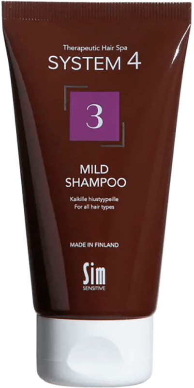Шампунь для профилактического применения для всех типов волос Mild Shampoo №3 System 4, 75 мл