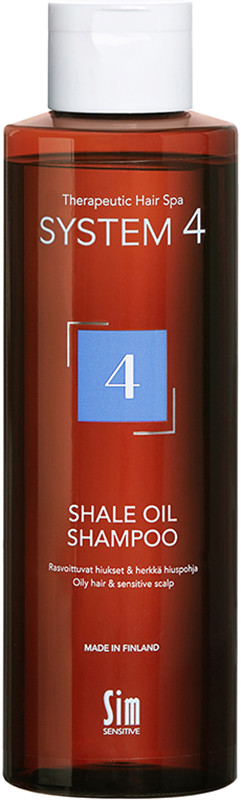 Шампунь для жирної і чутливої шкіри голови Shale Oil Shampoo №4 System 4, 250 мл  Фото 3 