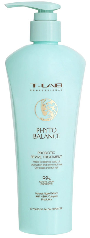 Кондиционер с пробиотиками для волос Phyto Balance Probiotic Revive Treatment T-LAB Professional, 300 мл