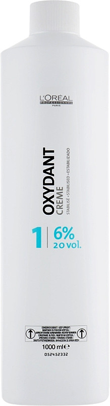 Крем-окислитель №1 20 объемов (6%) L’Oreal Professionnel Paris, 1000 мл