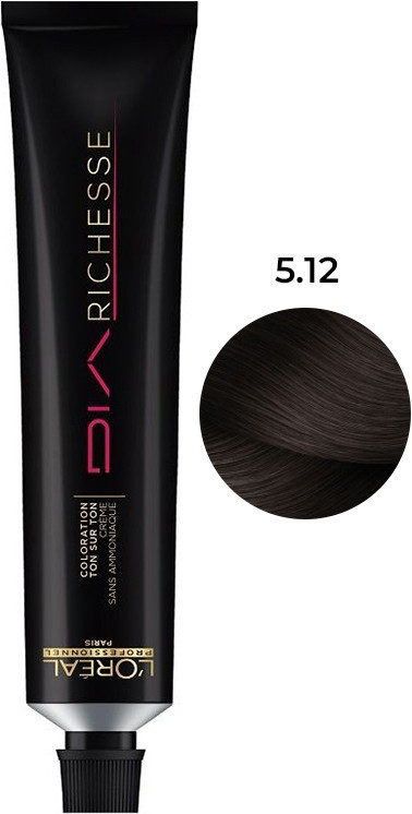Крем-краска для волос DIA Richesse № 5.12 L’Oreal Professionnel Paris, 50 мл