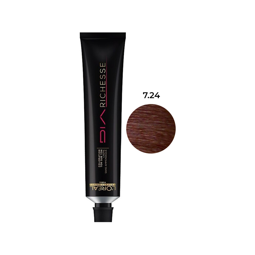 Крем-краска для волос DIA Richesse № 7.24 L’Oreal Professionnel Paris, 50 мл