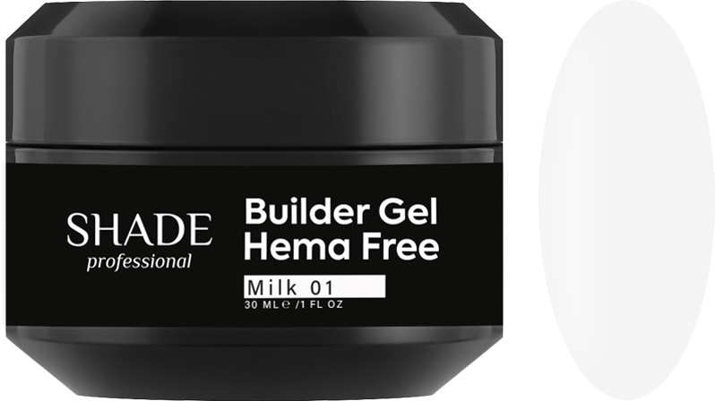 Моделювальний гель Builder gel Milk 01Shade, 30 мл
