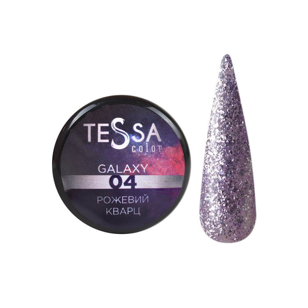 Гель-лак Galaxy 04 Розовый кварц TESSA 5 мл