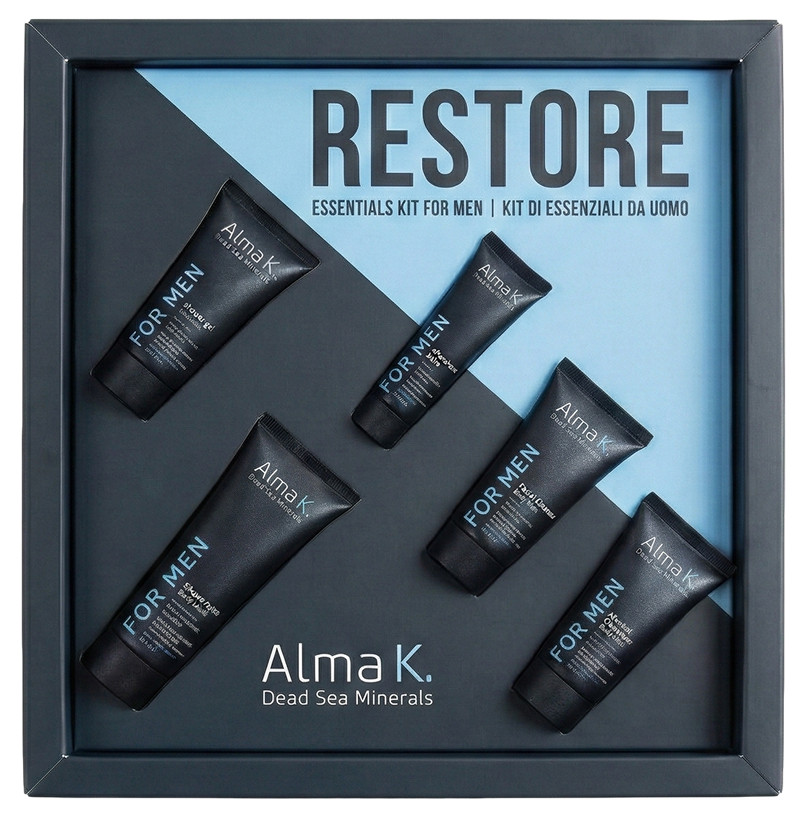 Набір для чоловіків Restore Essentials Alma K, (75мл/50мл/30мл/40мл/40мл)  Фото 3 
