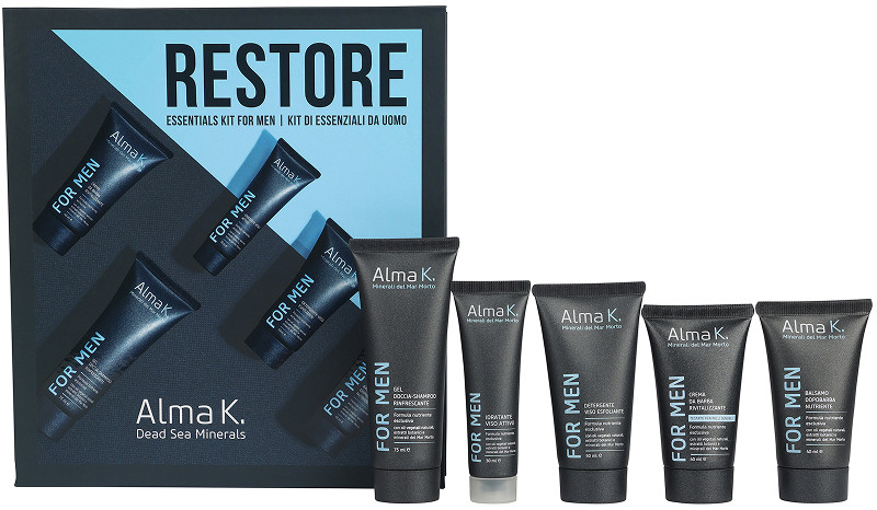 Набір для чоловіків Restore Essentials Alma K, (75мл/50мл/30мл/40мл/40мл)  Фото 5 