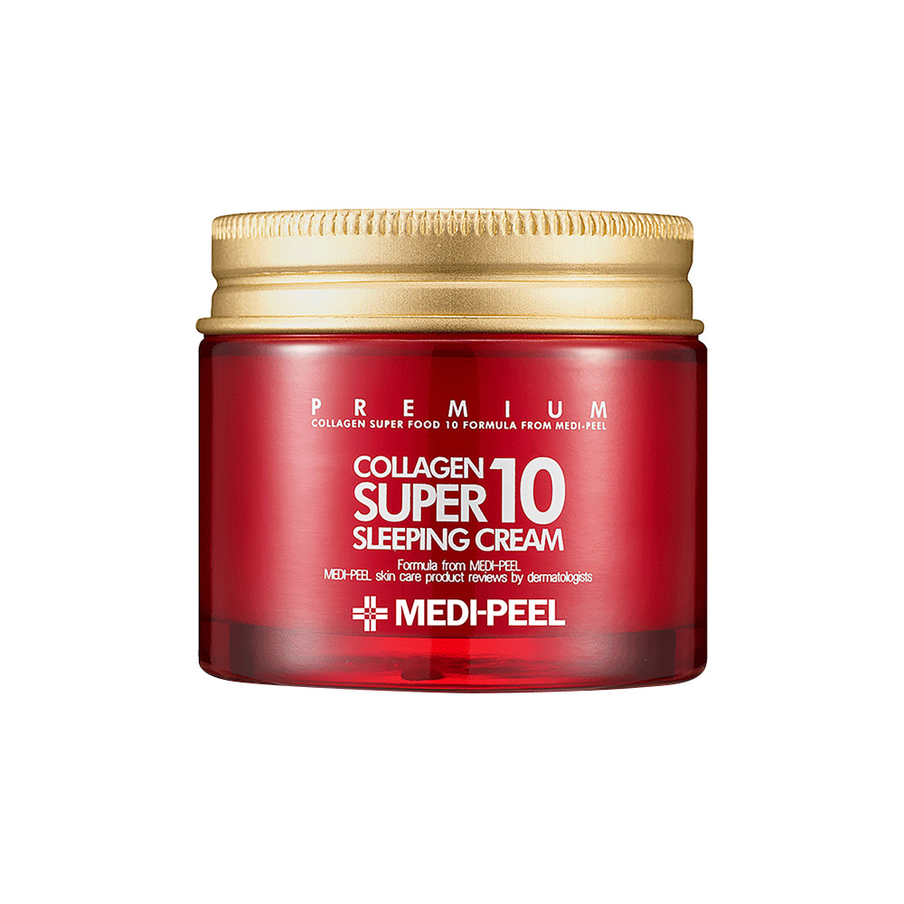 Крем для лица ночной омолаживающий с коллагеном Collagen Super 10 Sleeping Cream Medi-Peel, 70 мл на beauty-prof.com Крем для лица ночной омолаживающий с коллагеном Collagen Super 10 Sleeping Cream Medi-Peel, 70 мл