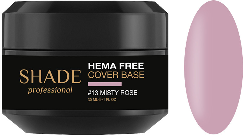 База для ногтей cover Hema Free №13 Misty rose Shade 30 мл