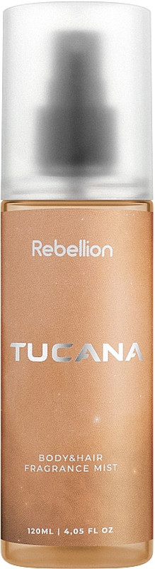 Спрей парфюмированный для тела и волос "Tucana" Rebellion, 120мл