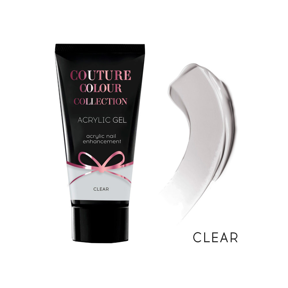 Акрил-гель Couture Colour Acrylic Gel прозрачный, 30 мл  Фото 2 