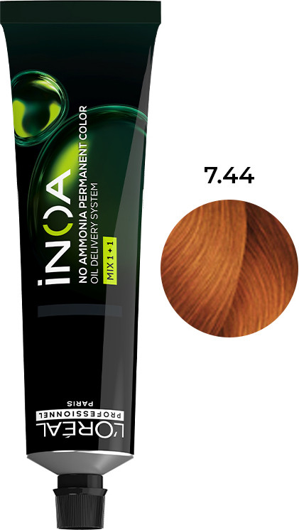 Крем-фарба для волосся Inoa № 7.44 L’Oreal Professionnel Paris, 60 мл