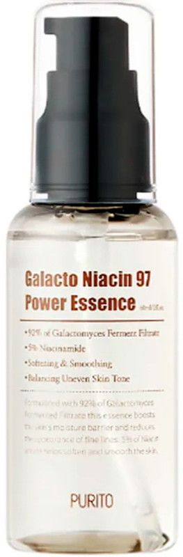 Есенція з галактомісісом і ніацинамідом Purito Galacto Niacin 97 Power Essence, 60 мл 