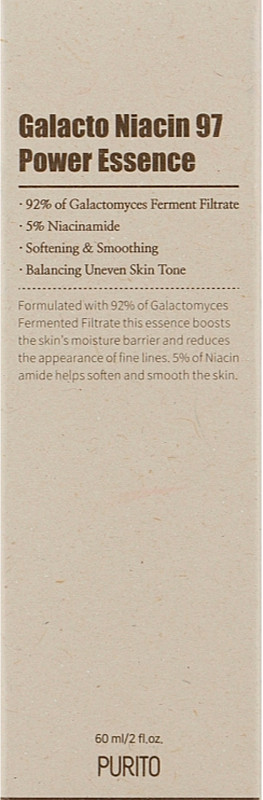 Есенція з галактомісісом і ніацинамідом Purito Galacto Niacin 97 Power Essence, 60 мл  Фото 2 