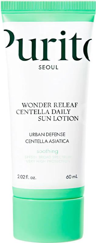 Лосьйон сонцезахисний на кожен день Purito Seoul Wonder Releaf Centella Daily Sun Lotion, 60 мл