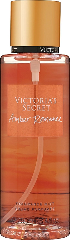 Спрей для тела с шиммером Amber Romance Victoria’s Secret, 250 мл