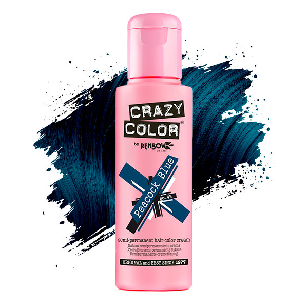 Тінт-фарба для волосся №45 глибокий синій Crazy Color, 100 мл
