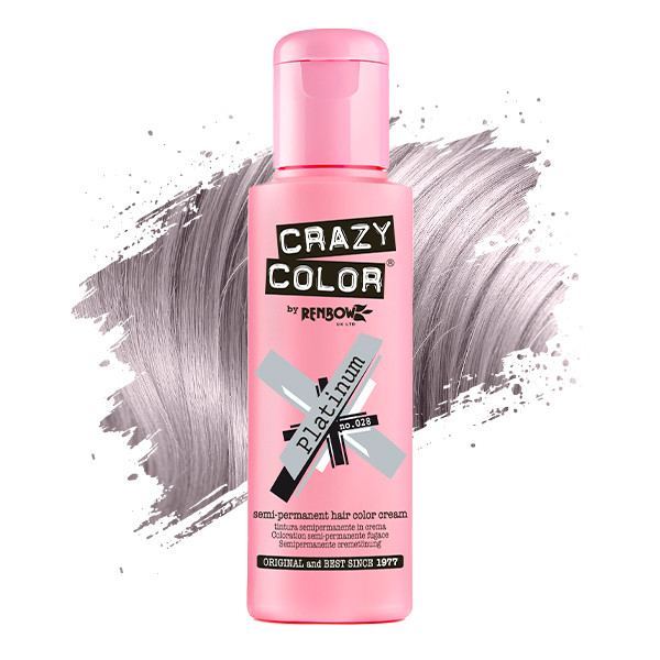 Тинт-краска для волос №28 платиновый Crazy Color, 100 мл
