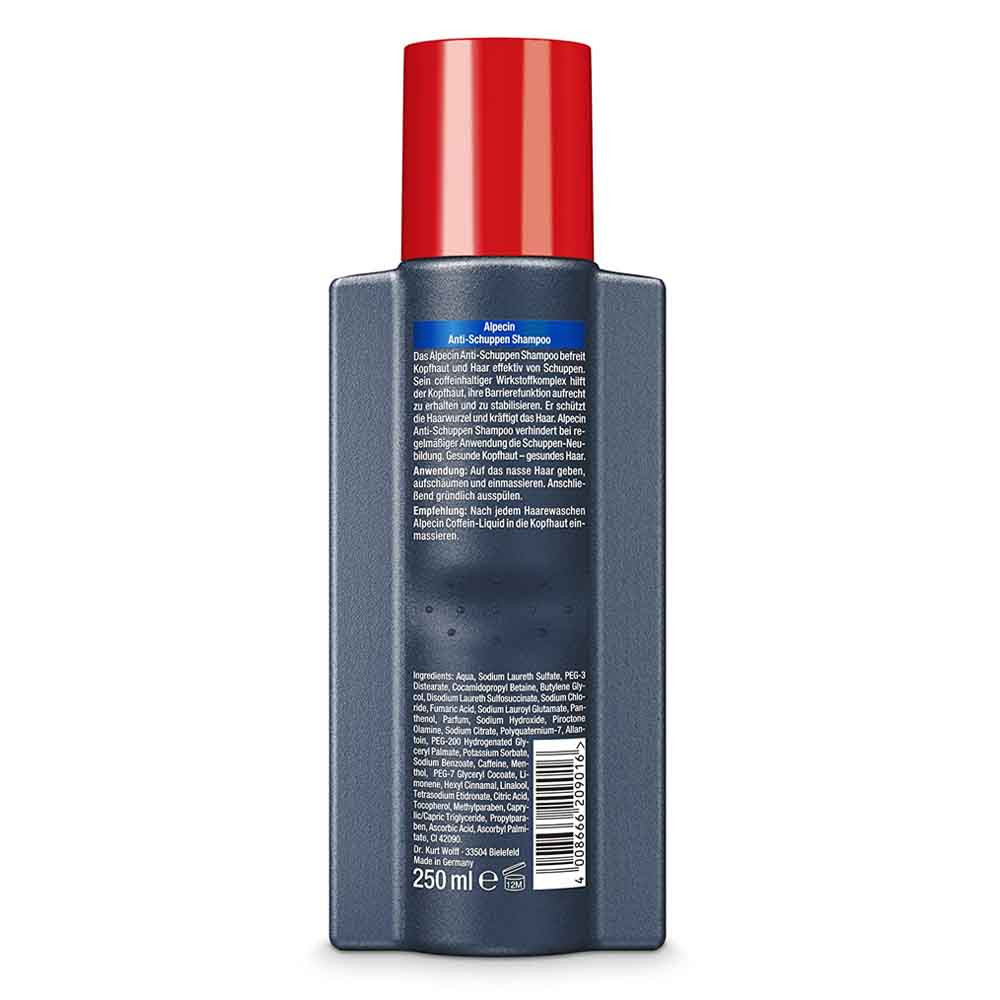 Шампунь против перхоти A3 Anti-Dandruff Alpecin, 250 мл  Фото 2 