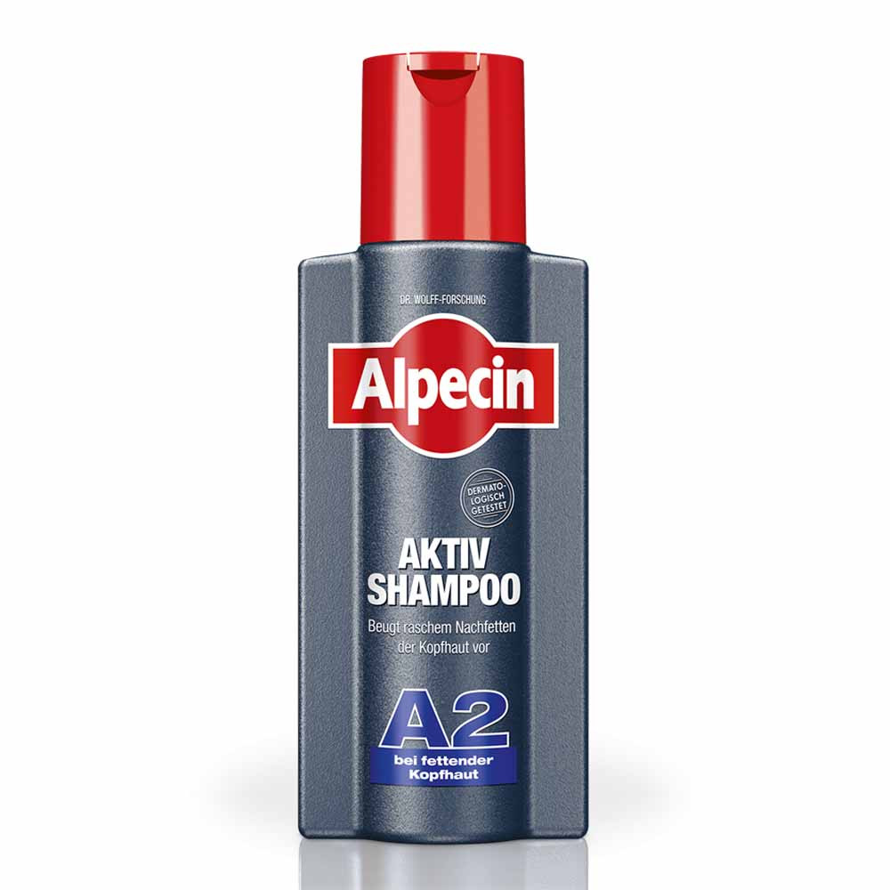 Шампунь для жирної шкіри голови A2 Active Alpecin, 250 мл