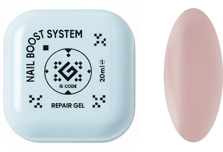 Гель для укрепления ногтей 02 Repair Gel + подарочный бокс G-Code, 20 мл