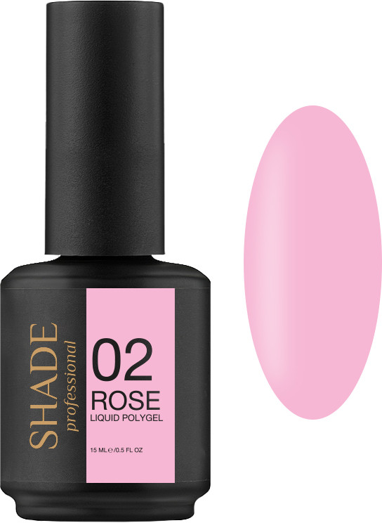 Рідкий полігель Liquid Polygel № 02 Rose Shade, 15 мл