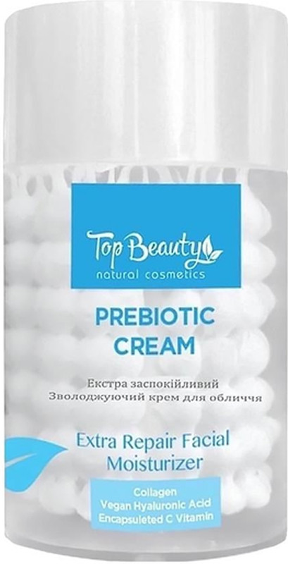 Крем для лица экстрауспокаивающий увлажняющий Prebiotic Cream Top Beauty, 100 мл 