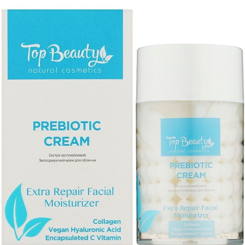 Крем для лица экстрауспокаивающий увлажняющий Prebiotic Cream Top Beauty, 100 мл  Фото 2 