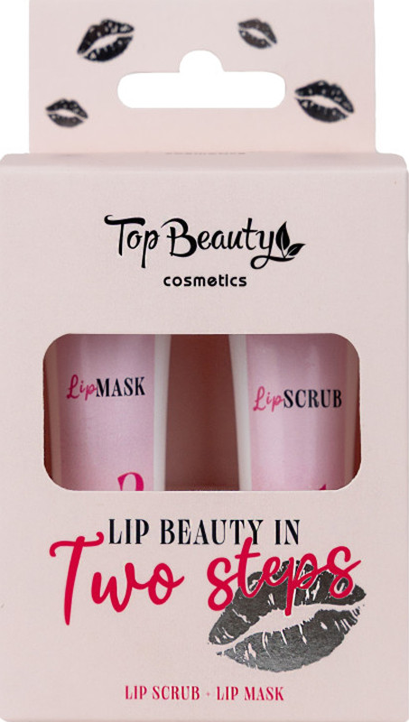 Набор для губ скраб и маска Top Beauty, (10г/10г)