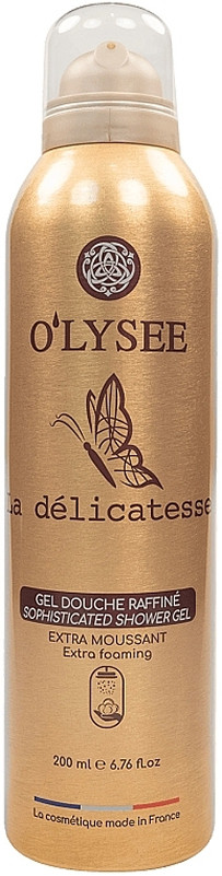 Гель-піна для душу очищуюча Extra Foaming Shower Gel La délicatesse O'LYSEE, 200 мл