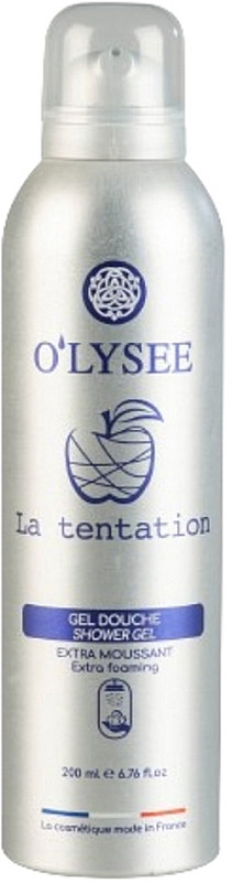 Гель-піна для душу очищуюча Extra Foaming Shower Gel La Tentation O'LYSEE, 200 мл
