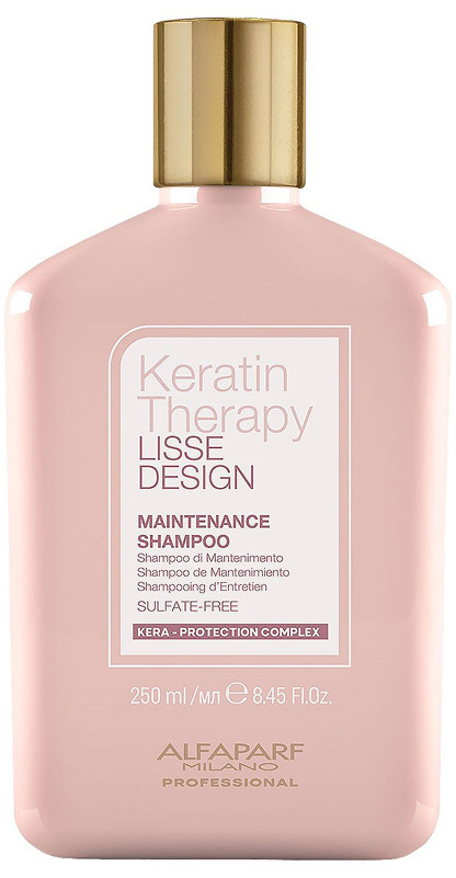 Шампунь для волосся з кератином Keratin Therapy Lisse Design Shampoo Alfaparf, 250 мл