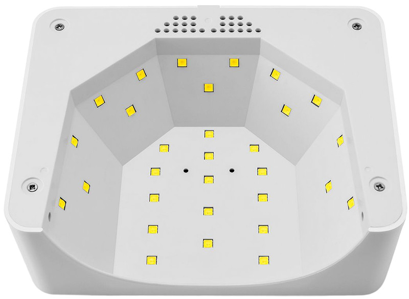 LED/UV Лампа STAR 1 гибридная (с дисплеем) красно-белая 48 Вт  Фото 5 