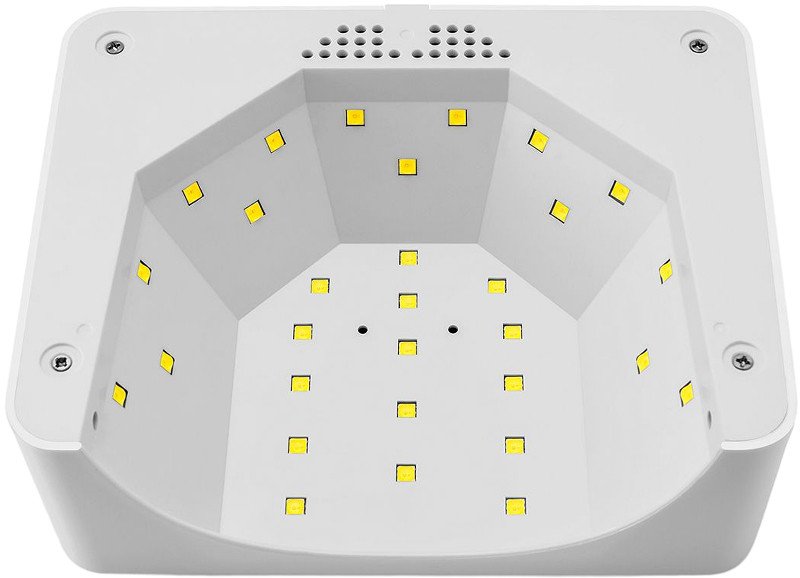 LED/UV Лампа STAR 1 гибридная (с дисплеем) персик-белая 48 Вт Фото 5