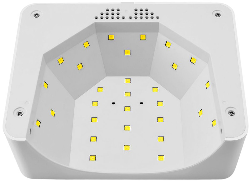 LED/UV Лампа STAR 1 гібридна (з дисплеєм) зелено-біла 48 Вт  Фото 5 