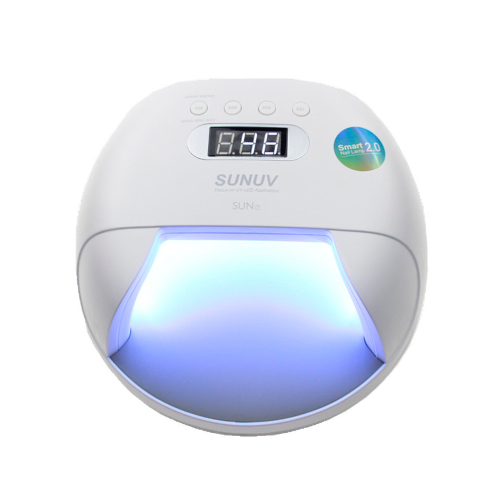 LED/UV Лампа SUN-7 гибридная (с дисплеем) белая 48 Вт на beauty-prof.com LED/UV Лампа SUN-7 гибридная (с дисплеем) белая 48 Вт