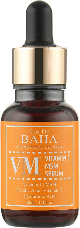 Сироватка освітлююча з вітаміном C MSM Serum Cos De Baha, 30 мл 