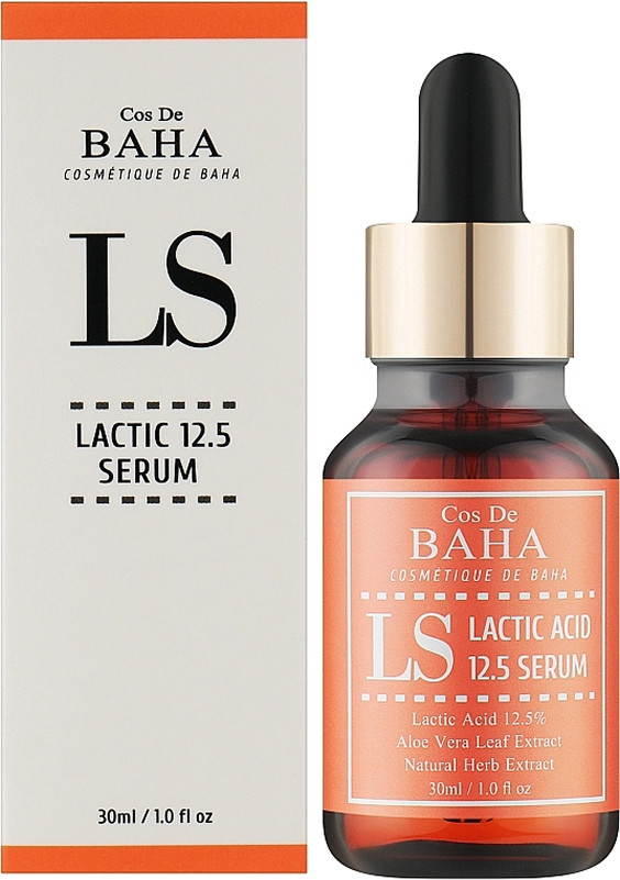 Сыворотка для лица с молочной кислотой 12.5% ​​Serum Cos De BAHA, 30 мл  Фото 2 