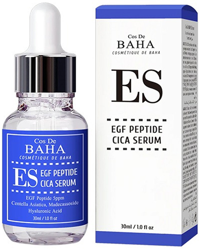 Сироватка відновлююча для обличчя EGF Peptide Cica Serum Cos De BAHA, 30 мл   Фото 2 