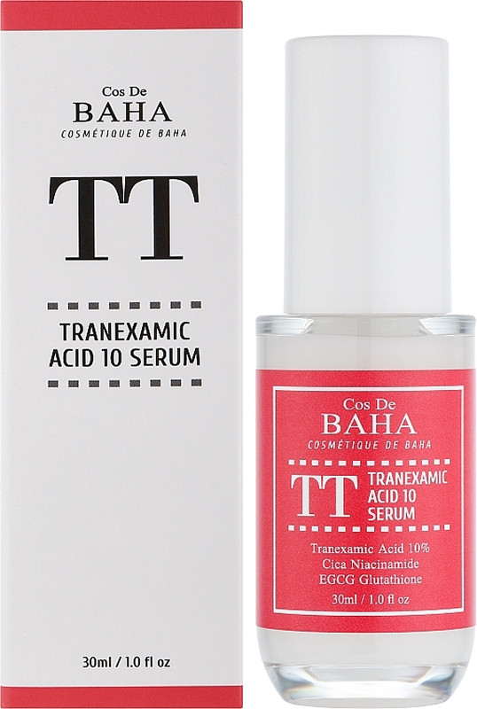 Сыворотка с транексамовой кислотой Tranexamic Acid Facial Serum Cos De Baha, 30 мл  Фото 2 