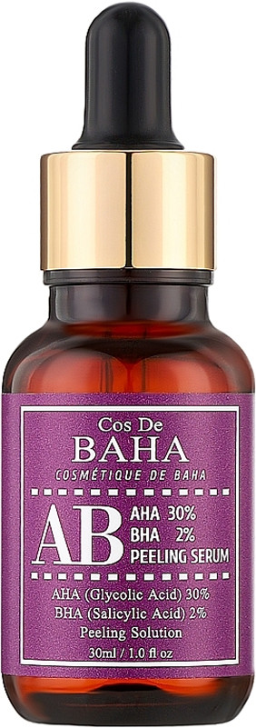 Пилинг-сыворотка с кислотами AHA 30% BHA 2% Cos De BAHA, 30 мл 