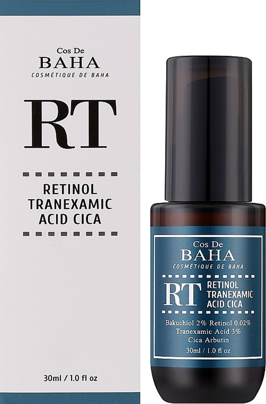 Сироватка з ретинолом та транексамовою кислотою Retinol Tranexamic Acid Cica Cos De Baha, 30 мл  Фото 2 