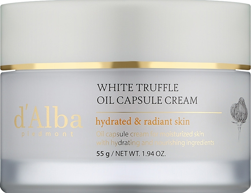 Крем увлажняющий капсульный White Truffle Oil Capsule Cream D'Alba, 55 г