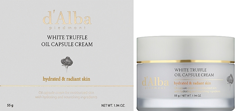 Крем увлажняющий капсульный White Truffle Oil Capsule Cream D'Alba, 55 г Фото 2